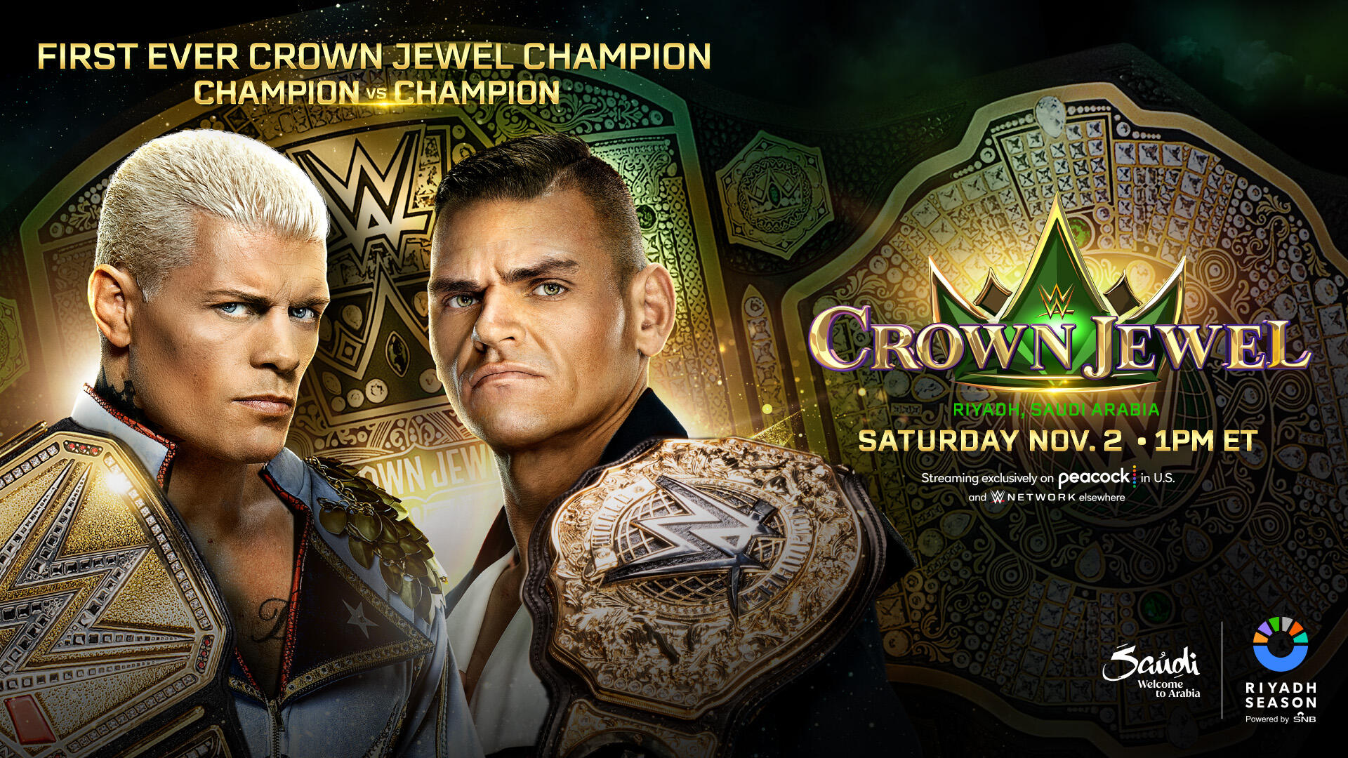 Confirmed Match Card for WWE Crown Jewel 2024