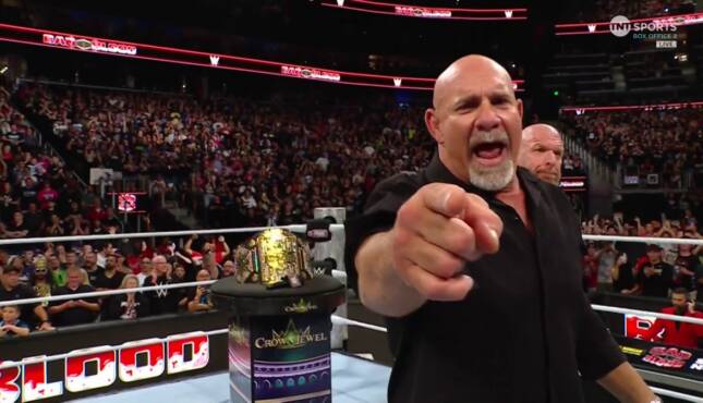 Goldberg’s WWE Crown Jewel Status Update